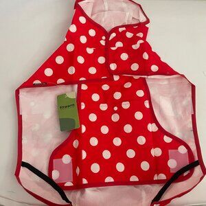 Fitwarm Polka Dot Dog Raincoat – Size Large (NEW)